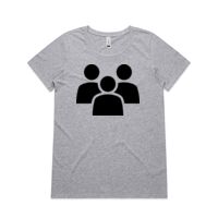 Womens Shallow Scoop Tee Thumbnail