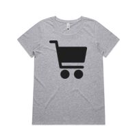 Womens Shallow Scoop Tee Thumbnail