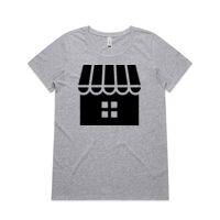 Womens Shallow Scoop Tee Thumbnail