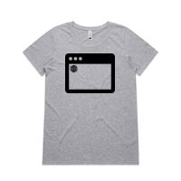 Womens Shallow Scoop Tee Thumbnail