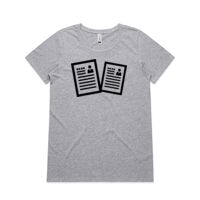 Womens Shallow Scoop Tee Thumbnail