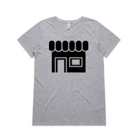 Womens Shallow Scoop Tee Thumbnail