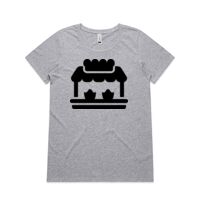 Womens Shallow Scoop Tee Thumbnail