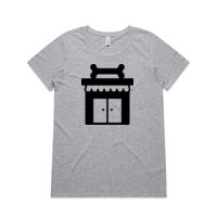 Womens Shallow Scoop Tee Thumbnail