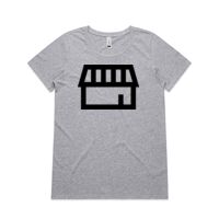 Womens Shallow Scoop Tee Thumbnail