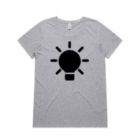 Womens Shallow Scoop Tee Thumbnail