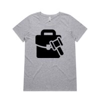 Womens Shallow Scoop Tee Thumbnail