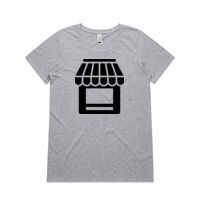Womens Shallow Scoop Tee Thumbnail