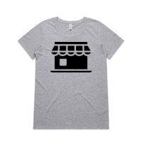 Womens Shallow Scoop Tee Thumbnail