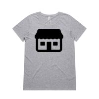 Womens Shallow Scoop Tee Thumbnail