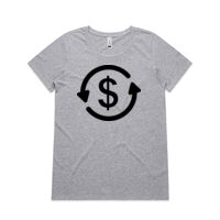 Womens Shallow Scoop Tee Thumbnail