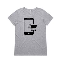 Womens Shallow Scoop Tee Thumbnail