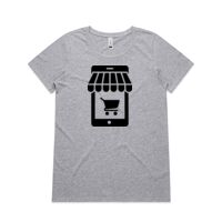 Womens Shallow Scoop Tee Thumbnail