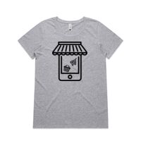 Womens Shallow Scoop Tee Thumbnail