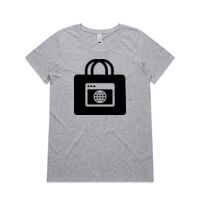 Womens Shallow Scoop Tee Thumbnail