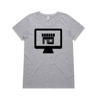 Womens Shallow Scoop Tee Thumbnail