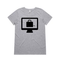 Womens Shallow Scoop Tee Thumbnail