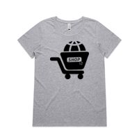 Womens Shallow Scoop Tee Thumbnail