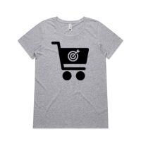 Womens Shallow Scoop Tee Thumbnail