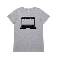 Womens Shallow Scoop Tee Thumbnail