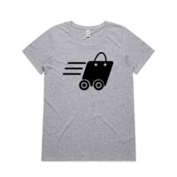 Womens Shallow Scoop Tee Thumbnail