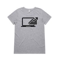 Womens Shallow Scoop Tee Thumbnail