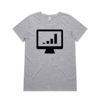 Womens Shallow Scoop Tee Thumbnail