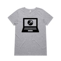 Womens Shallow Scoop Tee Thumbnail