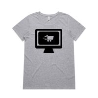 Womens Shallow Scoop Tee Thumbnail
