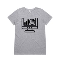 Womens Shallow Scoop Tee Thumbnail