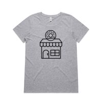 Womens Shallow Scoop Tee Thumbnail