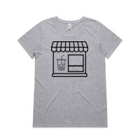 Womens Shallow Scoop Tee Thumbnail