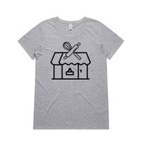 Womens Shallow Scoop Tee Thumbnail