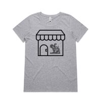 Womens Shallow Scoop Tee Thumbnail