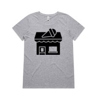 Womens Shallow Scoop Tee Thumbnail