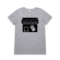 Womens Shallow Scoop Tee Thumbnail