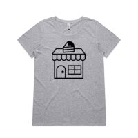 Womens Shallow Scoop Tee Thumbnail