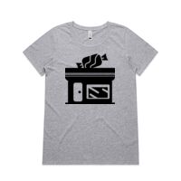 Womens Shallow Scoop Tee Thumbnail