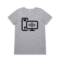 Womens Shallow Scoop Tee Thumbnail