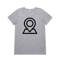 Womens Shallow Scoop Tee Thumbnail