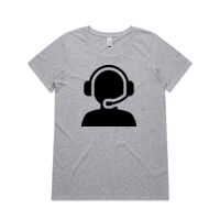 Womens Shallow Scoop Tee Thumbnail