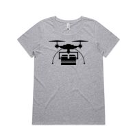 Womens Shallow Scoop Tee Thumbnail