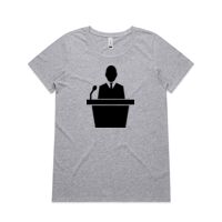 Womens Shallow Scoop Tee Thumbnail