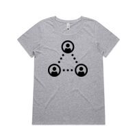 Womens Shallow Scoop Tee Thumbnail
