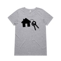 Womens Shallow Scoop Tee Thumbnail