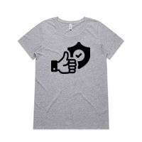 Womens Shallow Scoop Tee Thumbnail