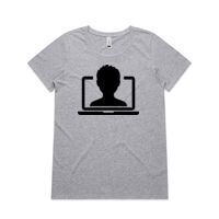 Womens Shallow Scoop Tee Thumbnail