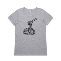 Womens Shallow Scoop Tee Thumbnail