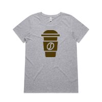 Womens Shallow Scoop Tee Thumbnail
