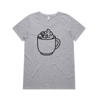Womens Shallow Scoop Tee Thumbnail